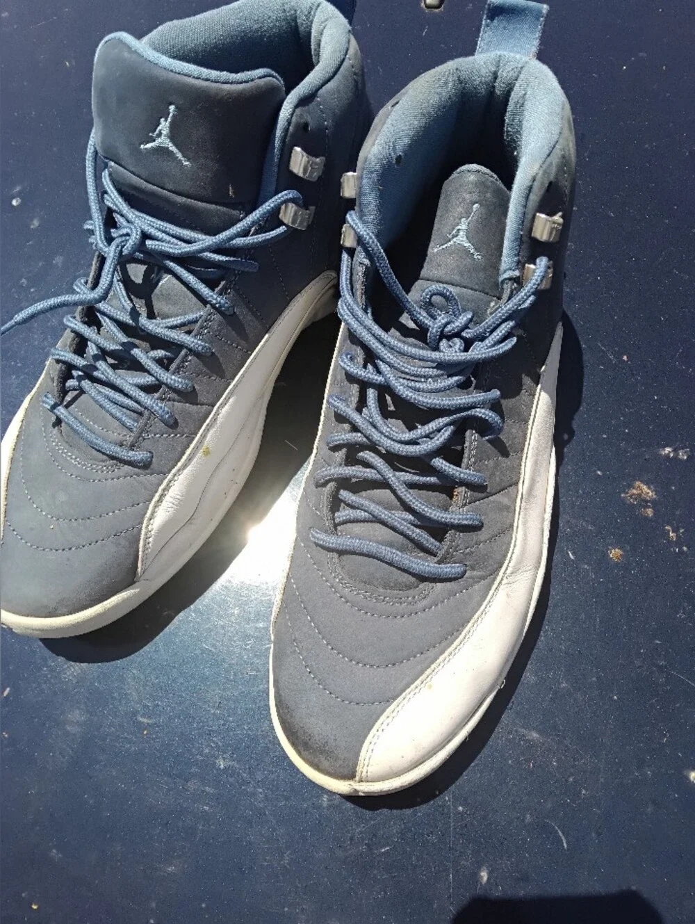 Size 11- Nike 2020 Mens Air Jordan 12 Retro 'Indigo' 130690-404